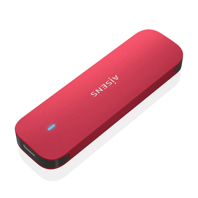 Caja externa Aisens M.2 USB 3.2 Gen 2 (ASM2-027RED)