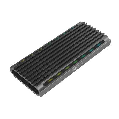 Caja externa Aisens M.2 USB 3.2 Gen 2 (ASM2-RGB011GR)
