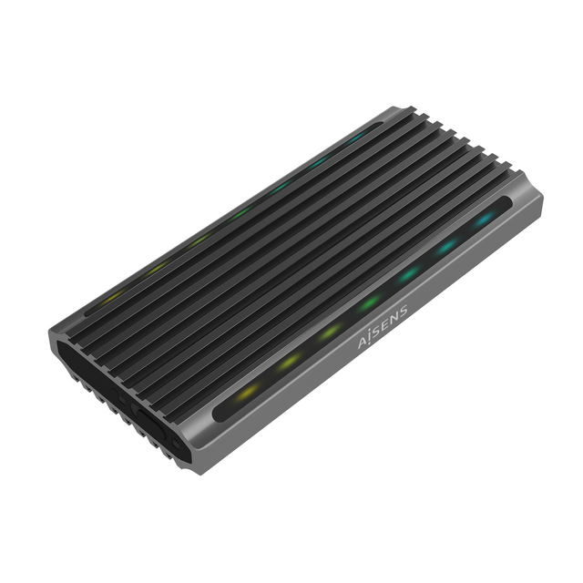 Caja externa Aisens M.2 USB 3.2 Gen 2 (ASM2-RGB011GR)