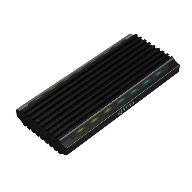 Caja externa Aisens M.2 USB 3.2 Gen 2 (ASM2-RGB012B)