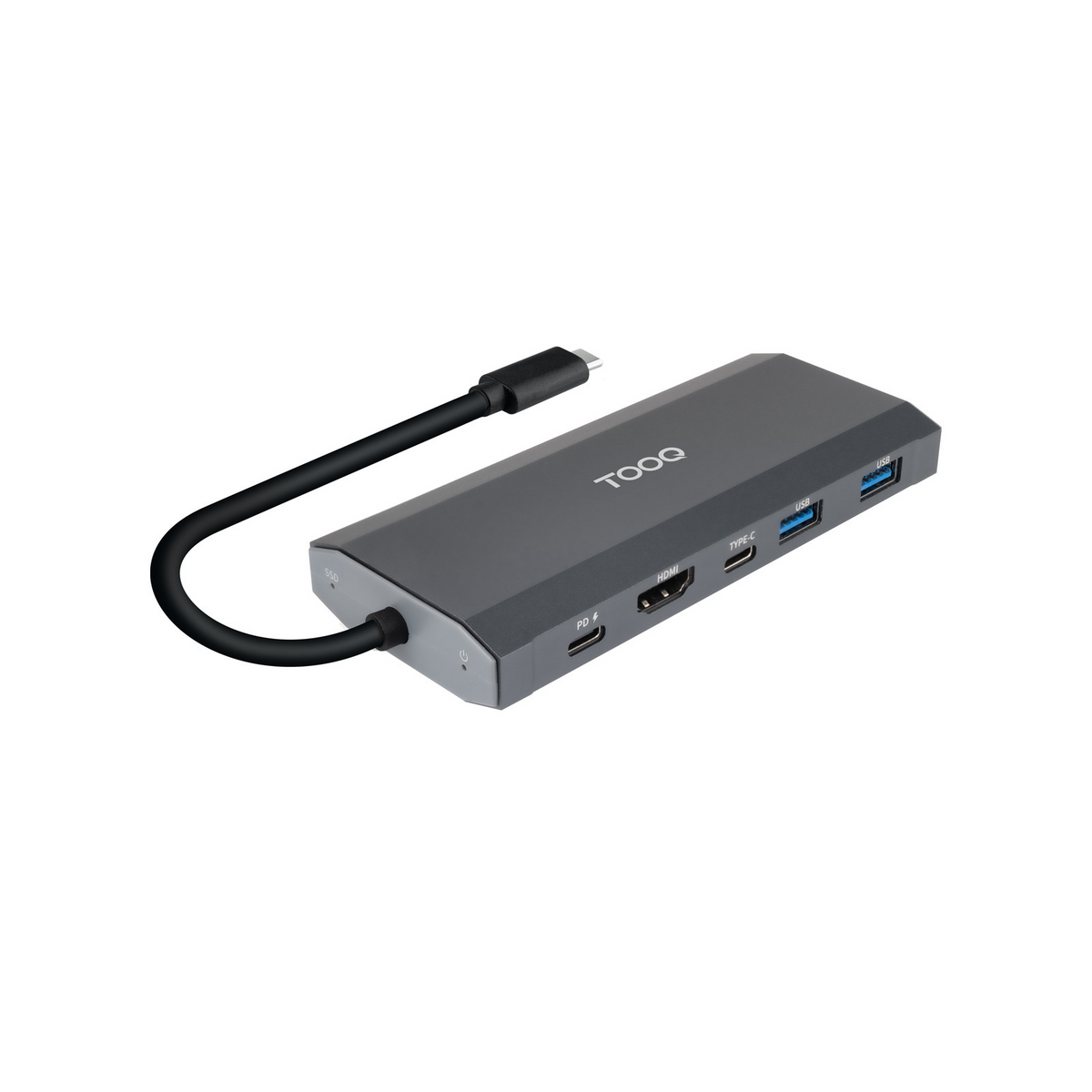 Caja externa TooQ M.2 USB 3.2 Gen 2 USB-A + USB-C (TQE-2241G)