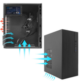Caja para PC CoolBox MATX M460 USB-C 3.2 GEN1 Sgcc sin fuente - vista 6