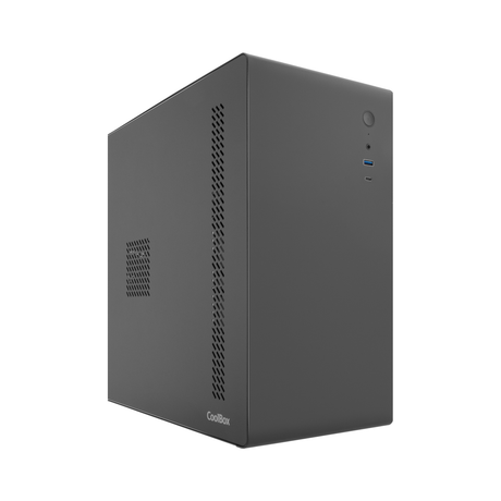 Caja para PC CoolBox MATX M640C USB-C 3.2 GEN1 con fuente 500W