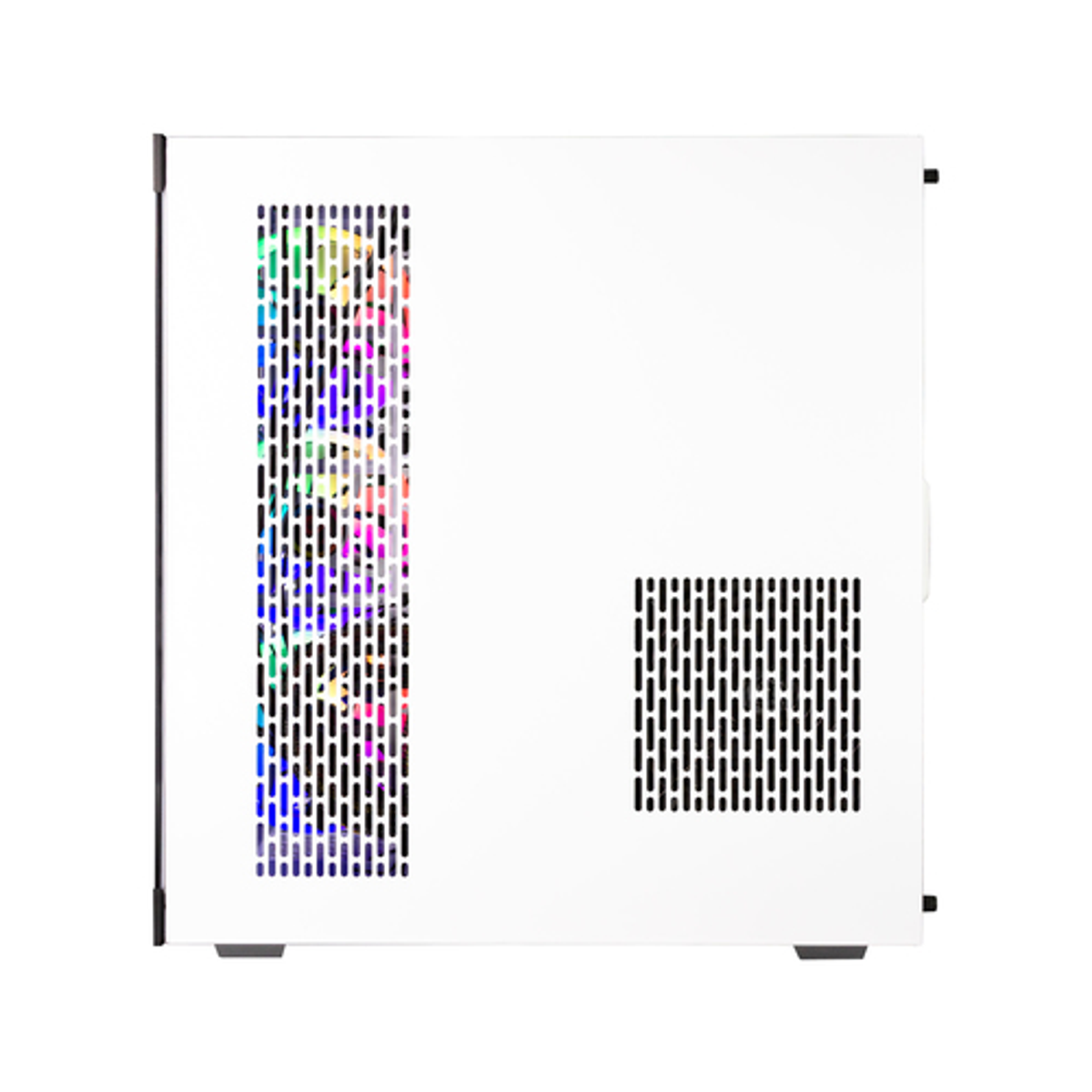 Caja para PC Talius ATX gaming Cronos Frost Blanca RGB cristal - vista 7