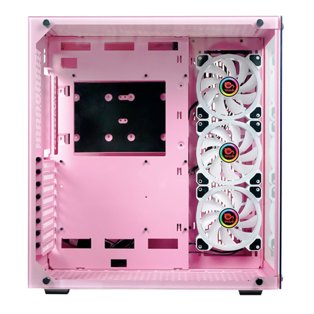 Caja para PC Talius ATX gaming Cronos Orchid RGB cristal - vista 3