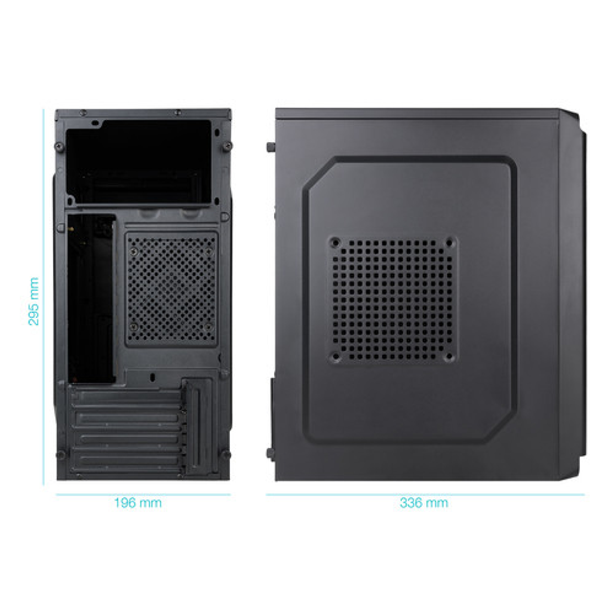 Caja para PC TooQ Minitorre MATX "dodeka Ultra" 500W USB-C - vista 2