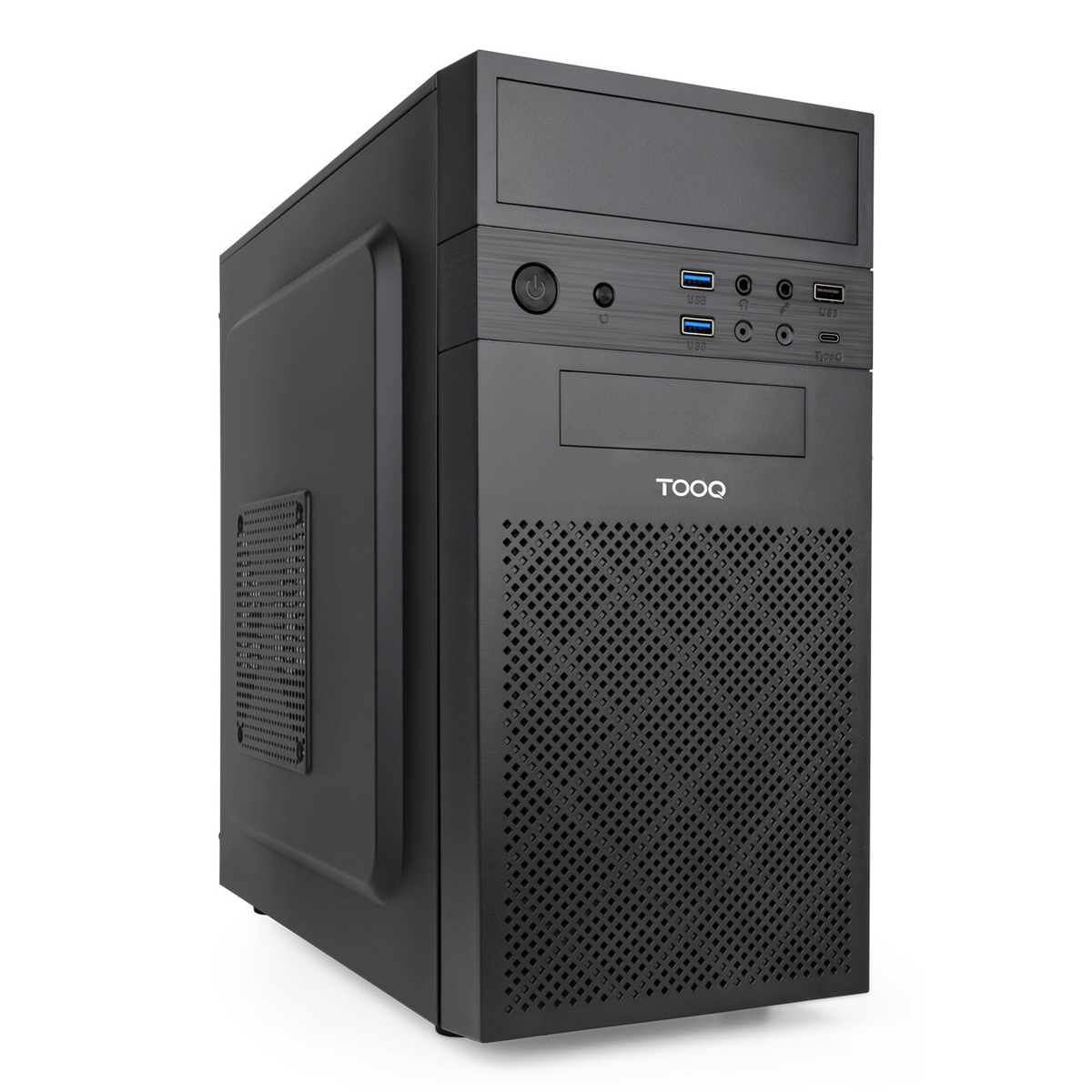 Caja para PC TooQ Minitorre MATX "isobox Ultra" 500W USB-C