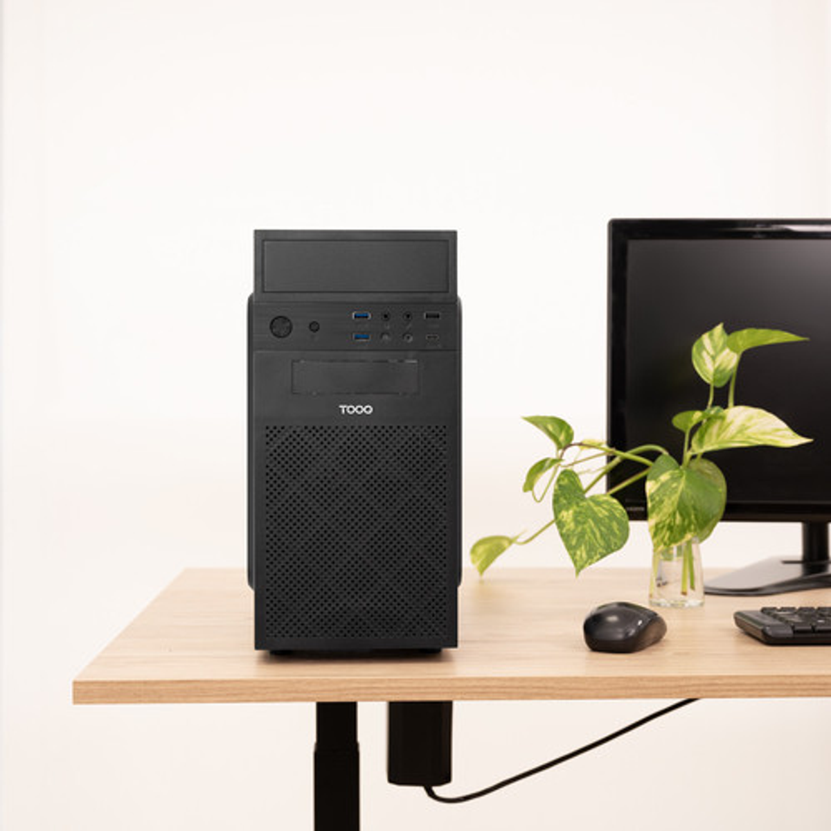 Caja para PC TooQ Minitorre MATX "isobox Ultra" 500W USB-C - vista 3