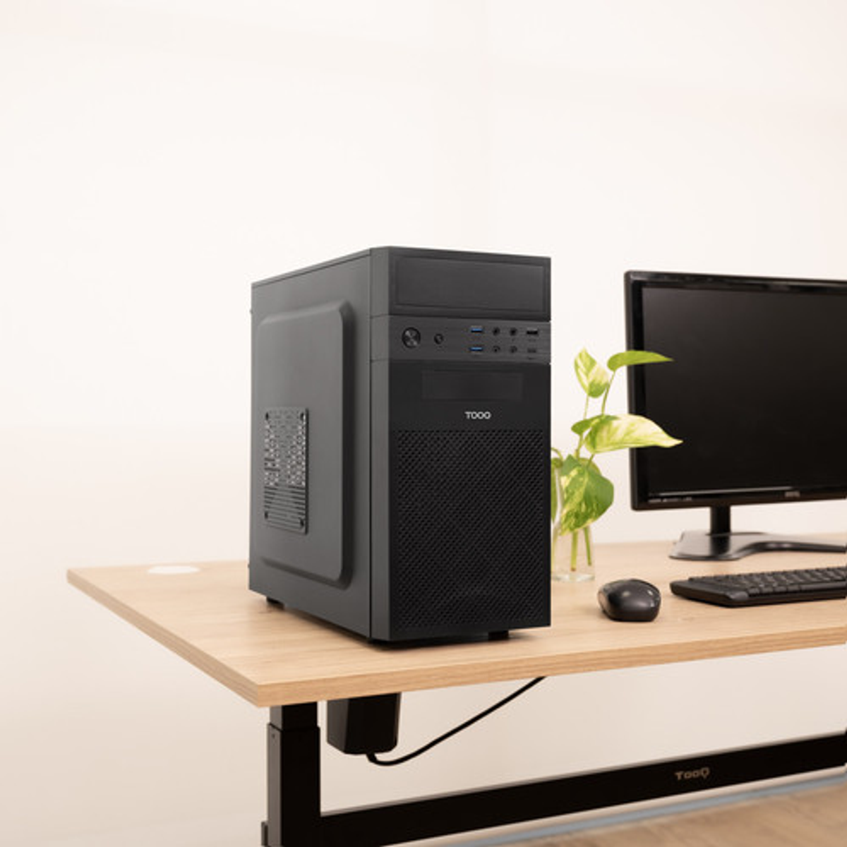 Caja para PC TooQ Minitorre MATX "isobox Ultra" 500W USB-C - vista 4