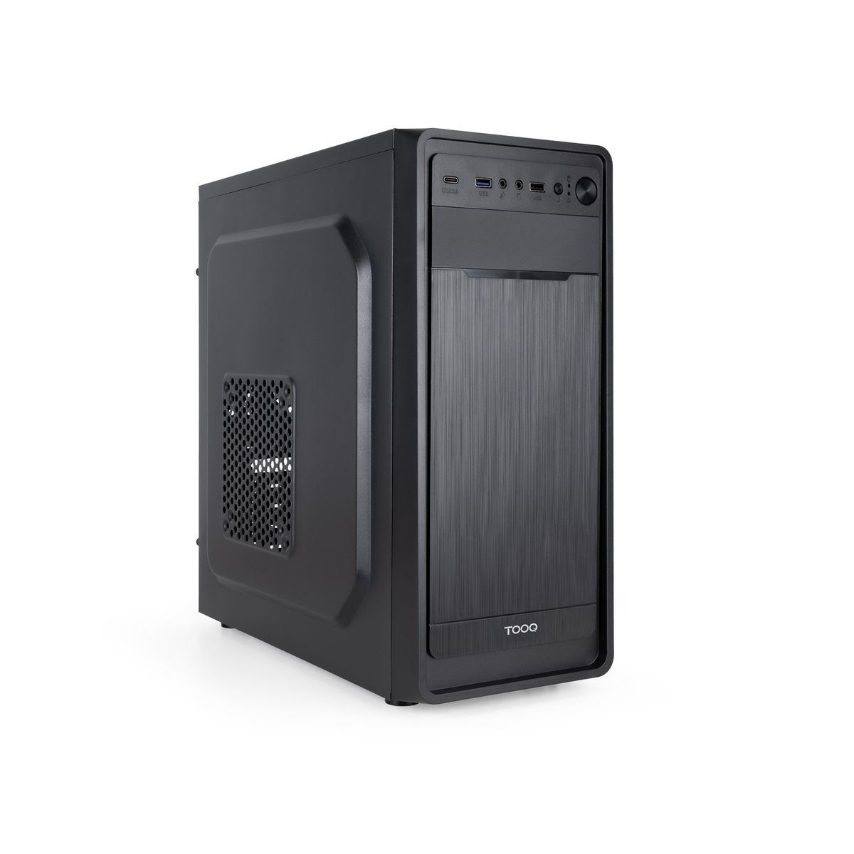 Caja para PC TooQ Semitorre ATX "prisma Ultra" 500W USB-C