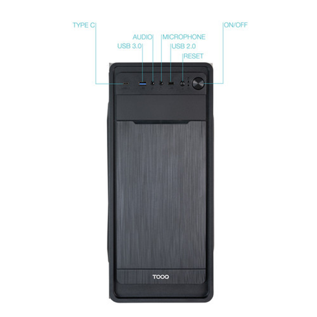 Caja para PC TooQ Semitorre ATX "prisma Ultra" 500W USB-C - vista 2