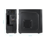 Caja para PC TooQ Semitorre ATX "prisma Ultra" 500W USB-C - vista 3