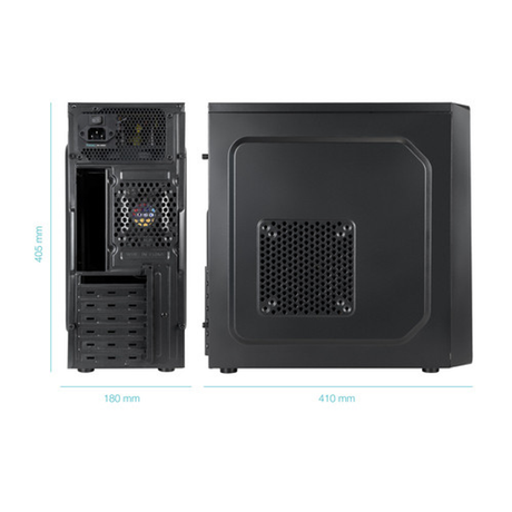 Caja para PC TooQ Semitorre ATX "prisma Ultra" 500W USB-C - vista 3