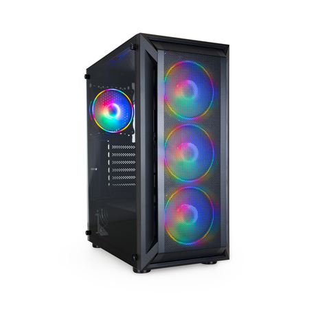 Caja para PC TooQ Semitorre Gaming Ragnarok Negra