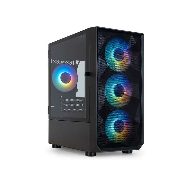 Caja para PC TooQ Minitorre Gaming Seizure Negra