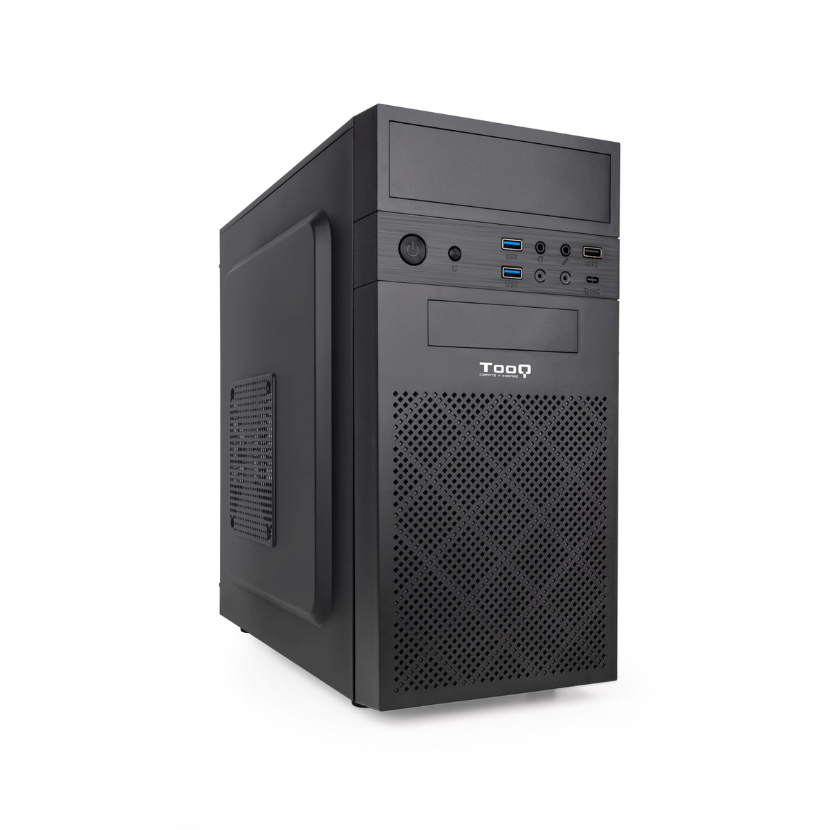Caja para PC TooQ Minitorre MATX TQC-4701U3C-B 2xUSB3.0
