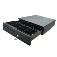 Cajón portamonedas 10POS Negro 420 × 100 × 405 mm RJ11/RJ12 LB-405B1