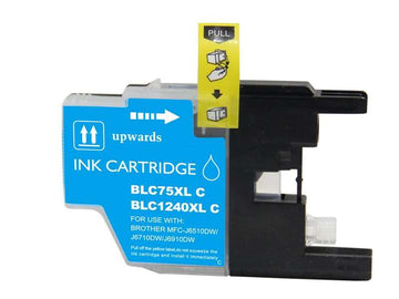 Tinta compatible Brother LC1240XL LC1220XL LC1280XL LC1240C Cian