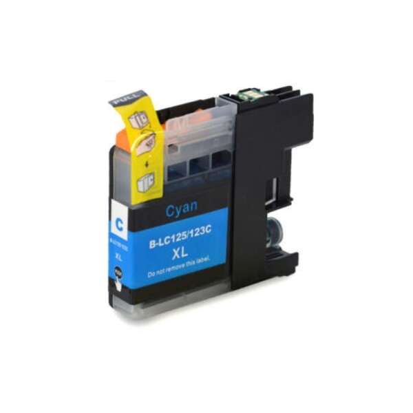 Tinta compatible Brother LC125XL LC125XLC LC125XLCY Cian
