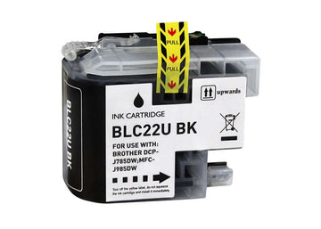Tinta compatible Brother LC22U LC22UBKBP LC22UBK Negro