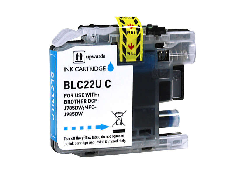 Tinta compatible Brother LC22U LC22UCBP LC22UCY Cian