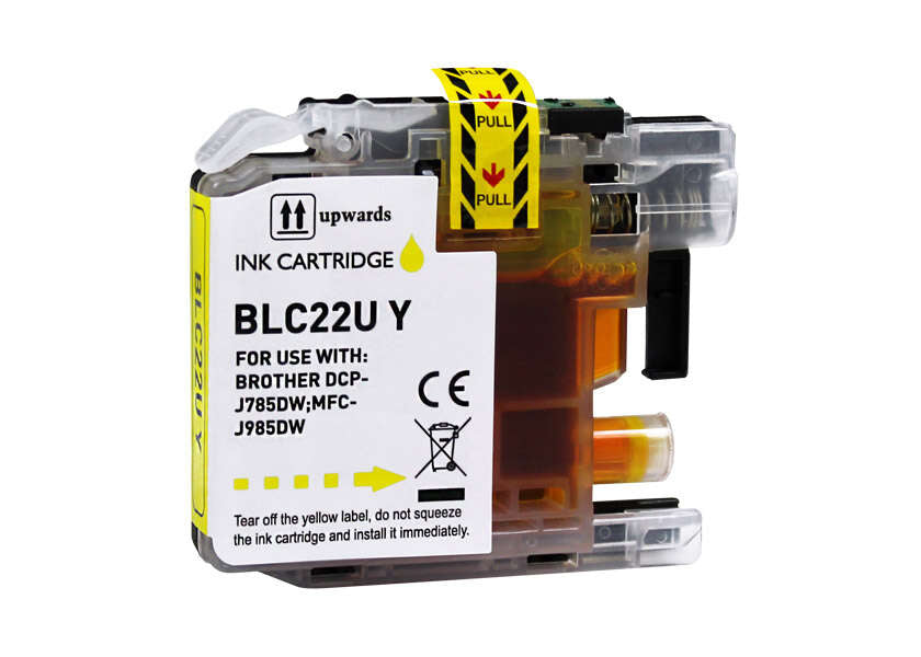 Tinta compatible Brother LC22U LC22UYBP LC22UYL Amarillo