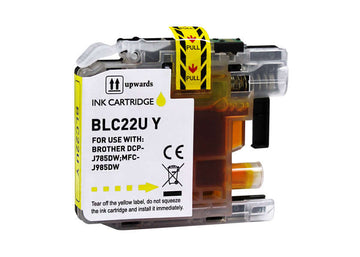 Tinta compatible Brother LC22U LC22UYBP LC22UYL Amarillo