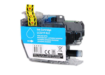 Tinta compatible Brother LC3219XL LC3219XLC LC3219XLCY Cian
