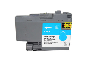 Tinta compatible Brother LC3235XL LC3233 LC3235XLC LC3233C Cian