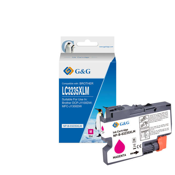 Tinta compatible Brother BI-LC3235XLMG LC3235XL LC3233 LC3235XLM Magenta