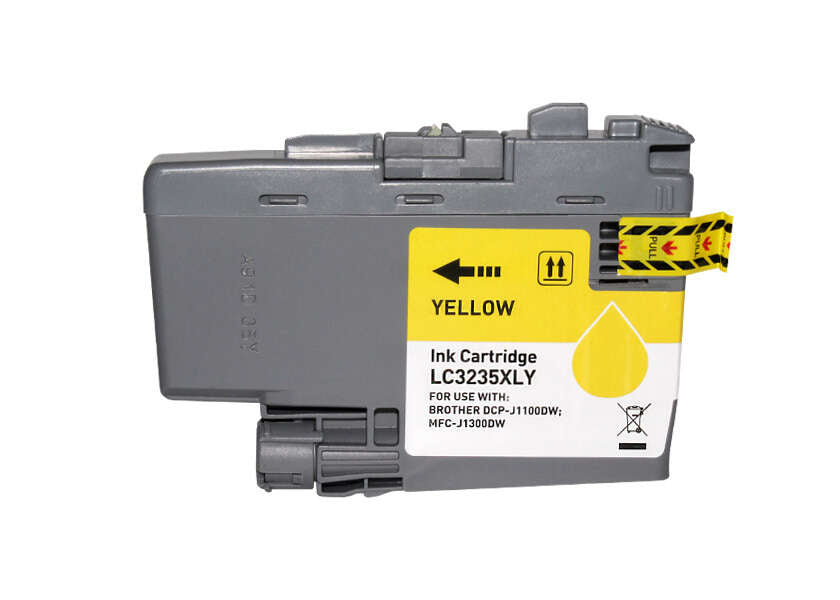 Tinta compatible Brother LC3235XL LC3233 LC3235XLY LC3233Y Amarillo