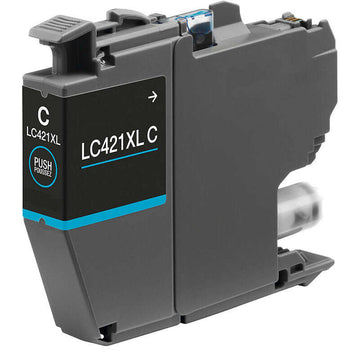 Tinta compatible Brother LC421XL LC421XLC LC421XLCY Cian