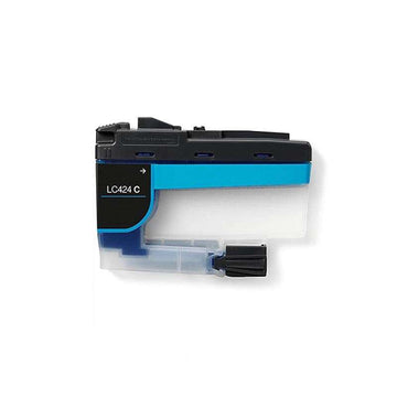 Tinta compatible Brother LC424 LC424C LC424CY Cian
