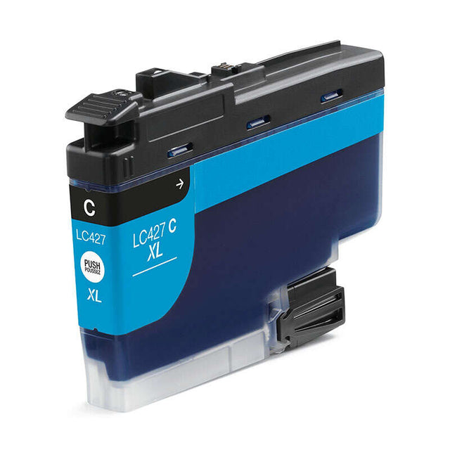 Tinta compatible Brother LC427XL LC427XLC LC427XLCY Cian