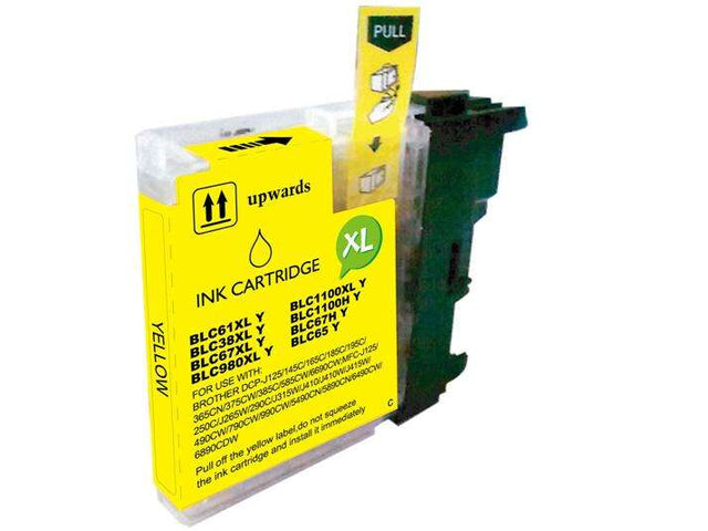 Tinta compatible Brother BI-LC980XLYL(U) LC980XL LC1100XL LC985XL Amarillo