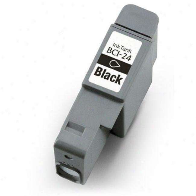 Tinta compatible Canon BCI24 BCI21 BCI24BK 6881A002 Negro