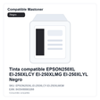 Tinta compatible EPSON250XL EI-250XLCY EI-250XLMG EI-250XLYL Negro