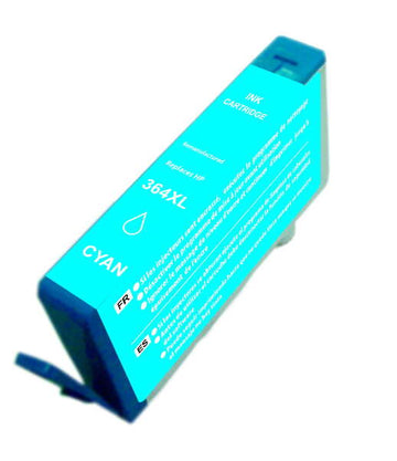 Tinta compatible HP364XL CB323EE CB318EE Cian