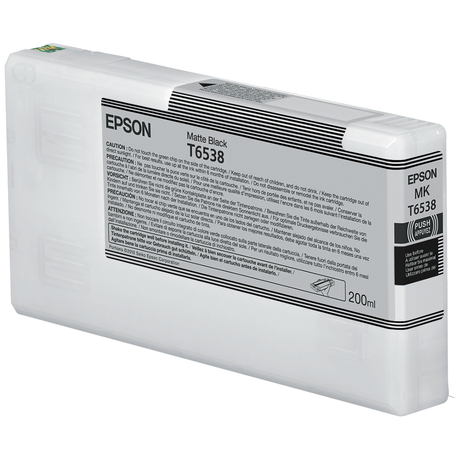 Cartucho de tinta Epson C13T65380N Original Negro mate