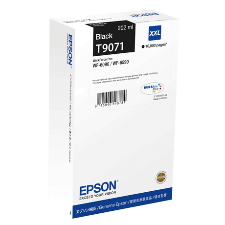 Cartucho de tinta Epson C13T90714N Original Negro