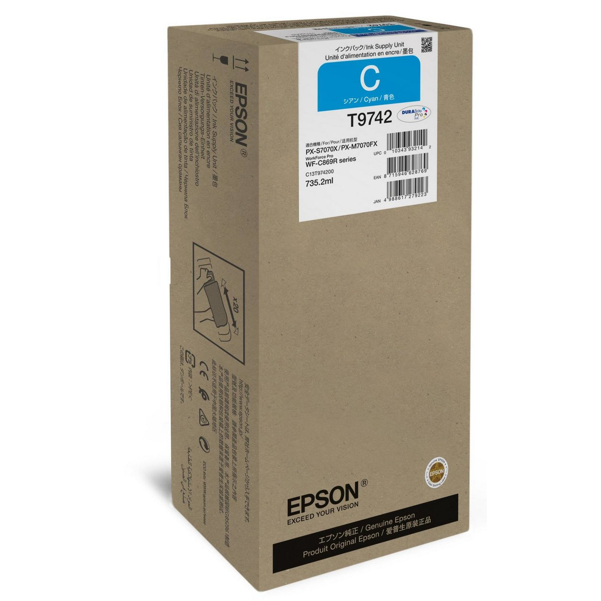 Cartucho de tinta Epson C13T97420N Original Cian