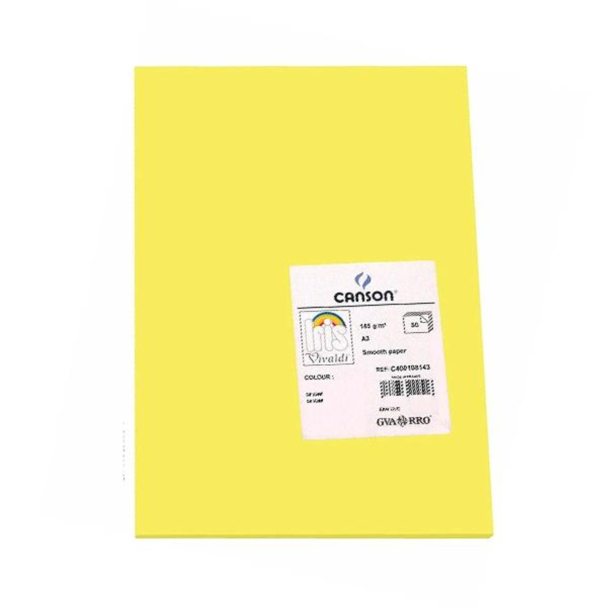 Cartulina Canson Pack de 50 185g A3 Kiwi