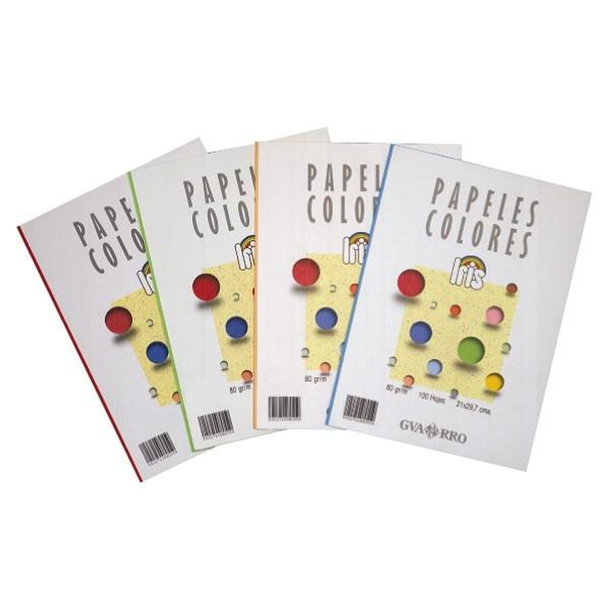 Cartulina Canson Paq.100h Papel Color Iris 80g A4 Rojo Tomate