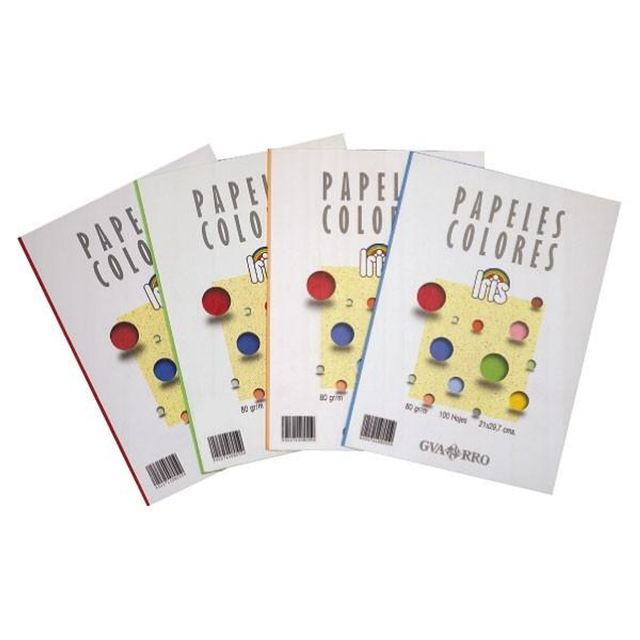 Cartulina Canson Paq.100h Papel Color Iris 80g A4 Rojo Tomate