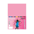 Cartulina Fabrisa Pack de 50 180gr A4 Rosa