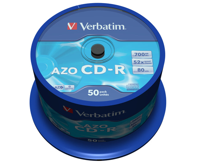 CD-R Verbatim 43343 700MB 52X, 50 unidades