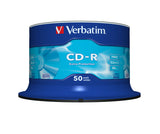 CD-R Verbatim 43351 700MB 52x Extra Protection, 50 unidades