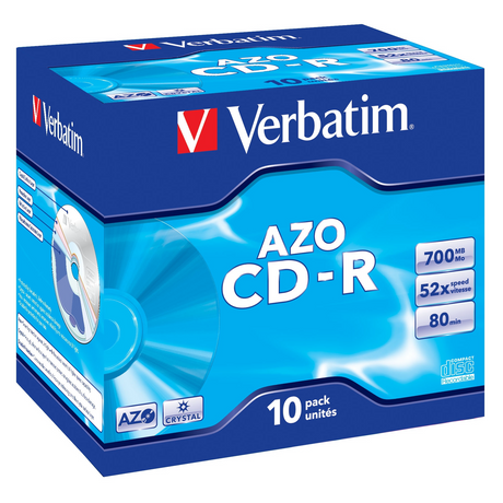 CD-R Verbatim 700 MB pack de 10 unidades