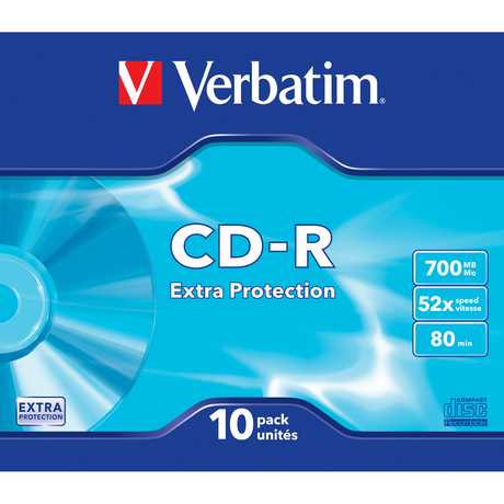 CD-R Verbatim 700 MB pack de 10 unidades