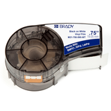Cinta para rotuladora Brady 19.05 mm Negro sobre blanco M21-750-595-WT